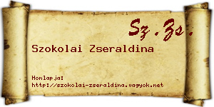Szokolai Zseraldina névjegykártya